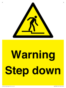 Warning Step down